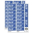 thumbnail image 1 of Kiss Your Brain Teacher Student School Sticker Set - Dark Blue - Matte Finish - 2.00" Large, 1 of 7