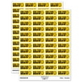 thumbnail image 1 of Kiss Your Brain Teacher Student School Sticker Set - Yellow - Matte Finish - 1.25" Mini, 1 of 7