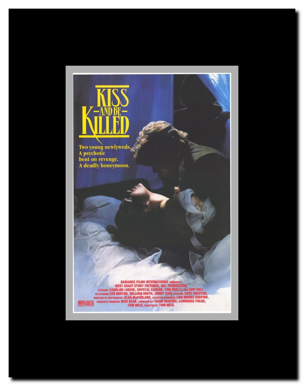 Kiss and Be Killed Framed Movie Poster
