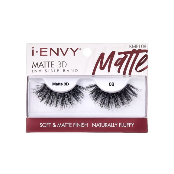 Kiss i Envy Eyelashes Matte 3D Invisible Band - KMEI08
