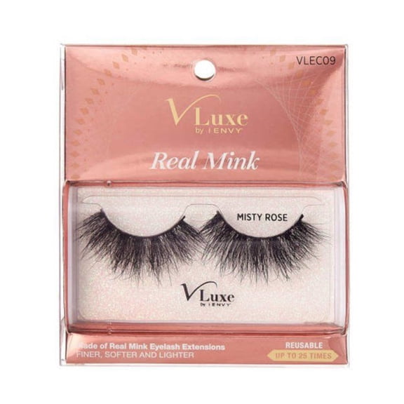 iEnvy VLuxe Real Mink High Volume 25MM Lashes | Luxury Handcrafted False Lashes &ndash; Choose Style