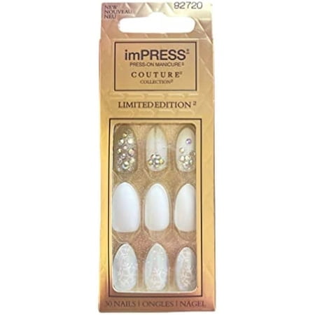 Kiss imPRESS Couture Collection Quartz Limited Edition Press-On Nails Manicure KT0713