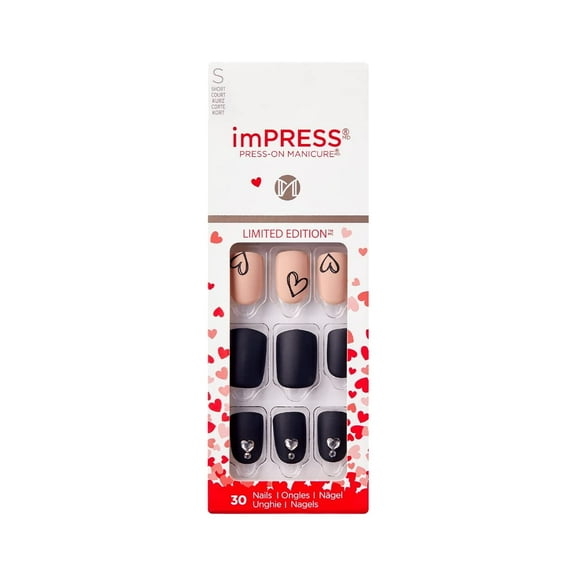 Kiss imPRESS The Night We Met Press on Nails Valentine's Day