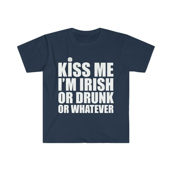 Kiss me I'm Irish Unisex T-shirt S-3XL Saint St Patrick's Day Celebrations