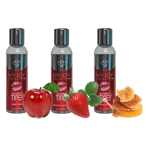 Kiss of Fire | Flavored & Edible Massage Oil Lotion | Made in USA