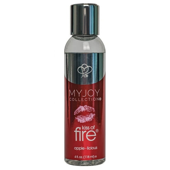 Kiss of Fire Warming Massage Lotion, 4.5 fl.oz (133 mL), Apple Licious
