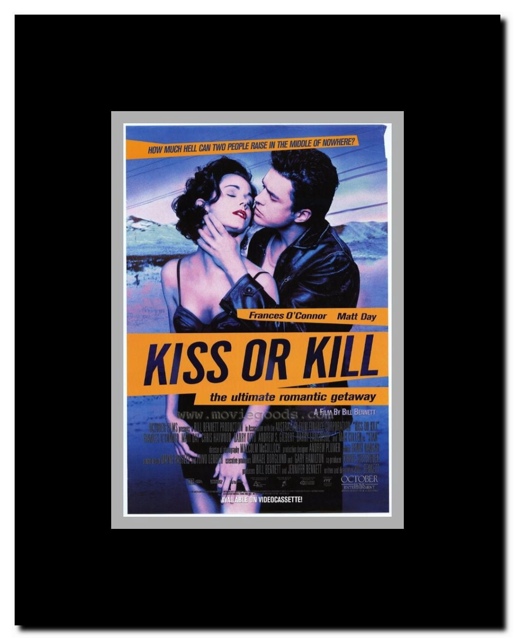 Kiss or Kill Framed Movie Poster