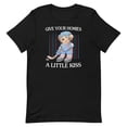 thumbnail image 1 of Kiss the Homies Unisex T-Shirt Funny Meme Graphic Tee, Playful Internet Humor Shirt, Trendy Gift for Friends, 1 of 3