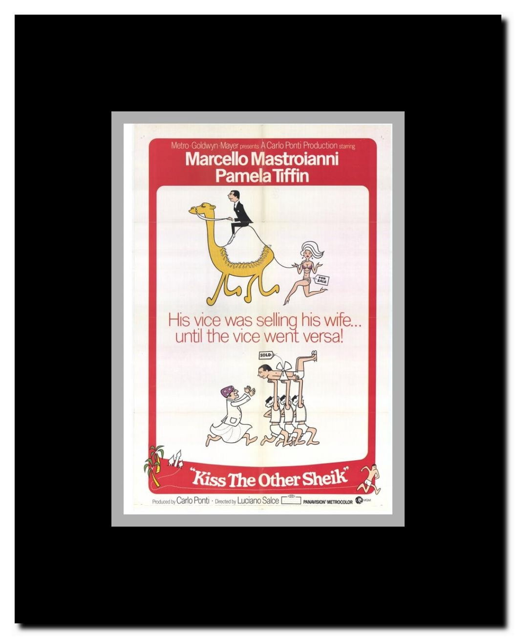 Kiss the Other Sheik Framed Movie Poster