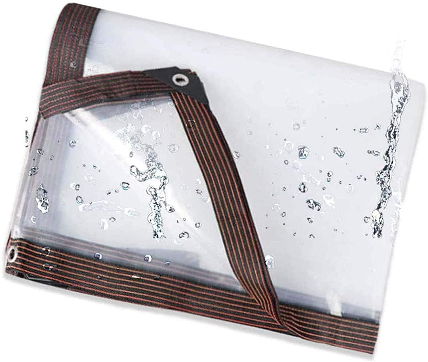 Clear Tarp Waterproof With Grommets - 4x6 Tarps Heavy Duty
