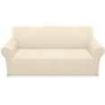 thumbnail image 1 of KissDate Stretch Sofa Slipcovers 1 Piece Couch Covers for 4 Cushion Couch Sofa Furniture Protector for Living Room Modern Full Sofa Covers with Elastic Bottom (XL, Beige), 1 of 7