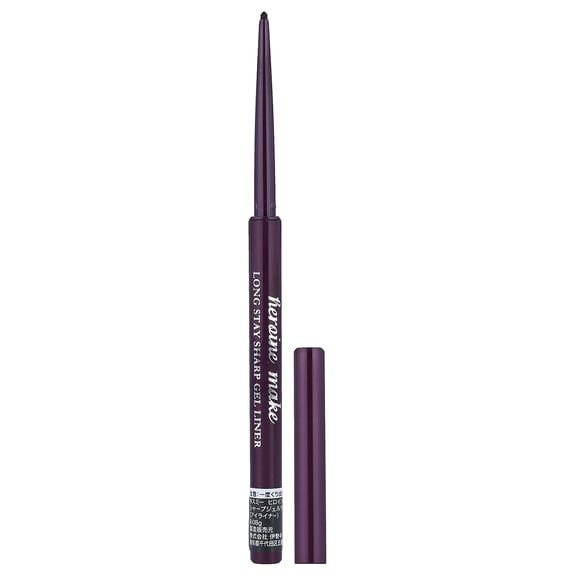 KissMe Long Stay Sharp Gel Liner, 01 Black, 0.003 oz (0.08 g)