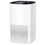 Kissair Air Purifier for Bedroom, H13 True HEPA Filter, 1100 Sq.ft, Quiet Sleep Mode, TVOC Sensor & Touchscreen, 3 Fan Speeds, Timer, Compact Air Cleaner for Home, Office
