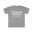 thumbnail image 1 of Kissed a Shih tzu and liked it Dog Mom Dog Dad Owner Unisex T-shirt S-3XL, 1 of 2