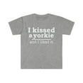 thumbnail image 1 of Kissed a Yorkie and liked it Dog Mom Dog Dad Owner Unisex T-shirt S-3XL, 1 of 2