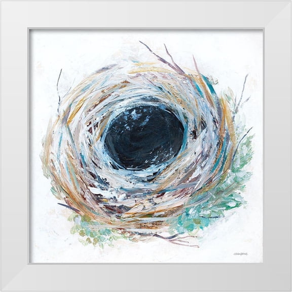 Kissell, Mackenzie 12x12 White Modern Wood Framed Museum Art Print Titled - Blessed Nest