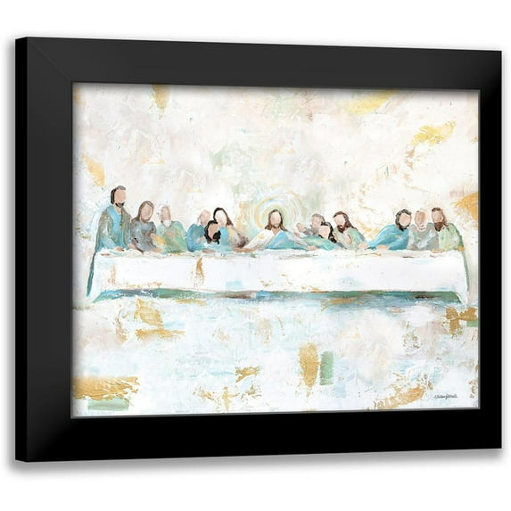 Kissell, Mackenzie 18x15 Black Modern Framed Museum Art Print Titled - Last Supper