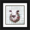 thumbnail image 1 of Kissell, Mackenzie 20x20 Black Ornate Wood Framed with Double Matting Museum Art Print Titled - Merry the Cow, 1 of 4