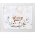 thumbnail image 1 of Kissell, Mackenzie 24x20 White Modern Wood Framed Museum Art Print Titled - Away in a Manger, 1 of 4