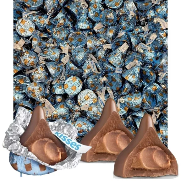 Kisses Milklicious, Creamy Filled Milk Chocolate Bulk Candy (2 Pounds)