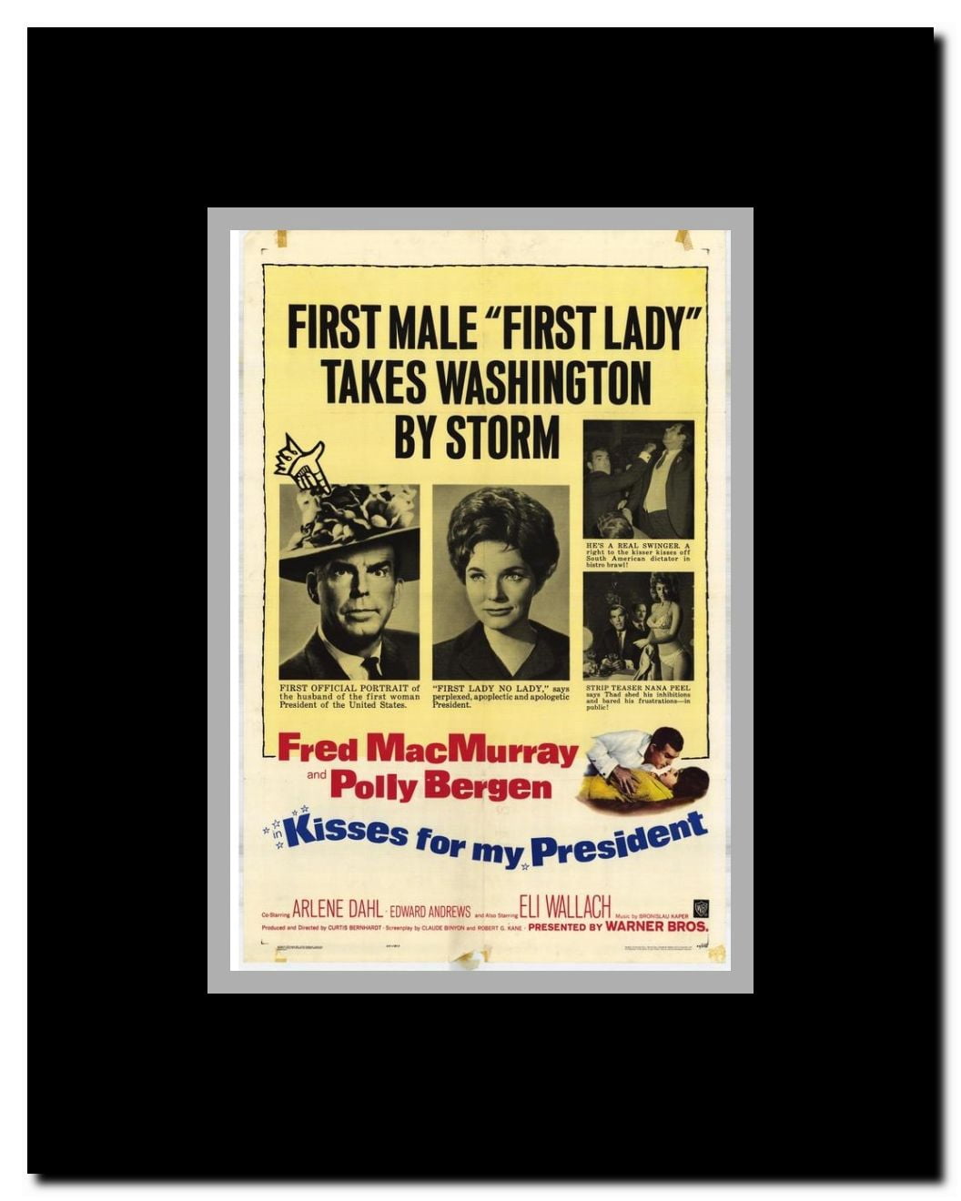Kisses for My President Framed Movie Poster