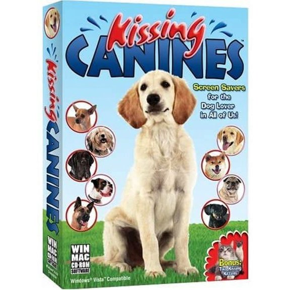 Kissing Canines PC Screen Saver for the Dog Lover in all of us!