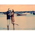 thumbnail image 1 of Kissing Couple at Playa de las Teresitas, Tenerife, Canary Islands, Spain Poster Print by Michele Westmorland (32 x 24), 1 of 1