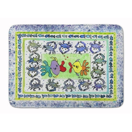 Kissing Fish Machine Washable Memory Foam Mat