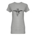 thumbnail image 1 of Kissing Flamingos Shaped T-Shirt Women -Image by Shutterstock, Female x-Large, 1 of 2