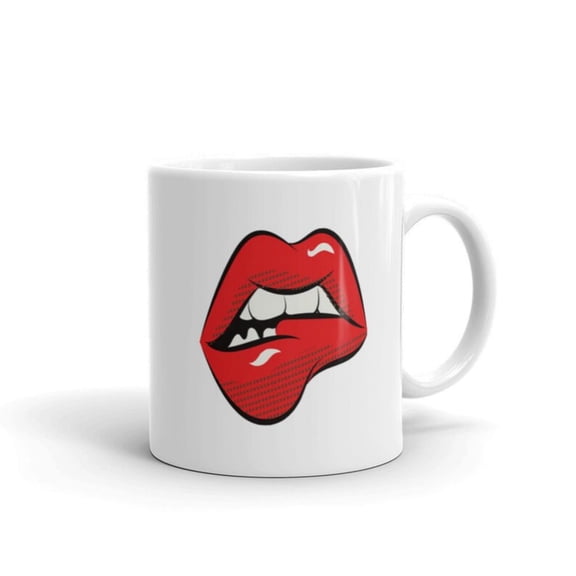 Kissing Lips Mug, Unique Coffee , Novelty Coffee Cup, Gift Idea.