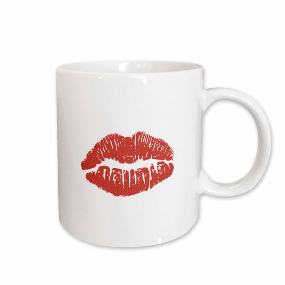 Kissing Lips, White Background 11oz Mug mug-334754-1
