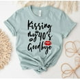 thumbnail image 1 of Kissing My 40's Goodbye T-shirt Birth Year Shirt Turning 40 Gift Birthday Tee Top Mothers Years Old Saint Patricks Day Kiss Lucky Charms Funny St Patrick's, 1 of 3