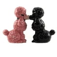 thumbnail image 1 of Kissing Poodles Dogs Magnetic Ceramic Salt and Pepper Shakers Set Kitchen Home Decor, 1 of 3