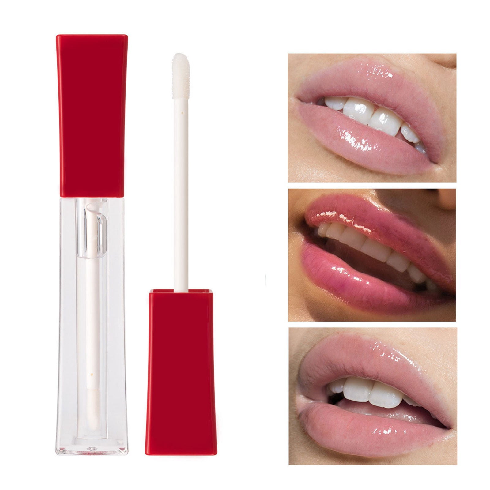Kissing Roll on Lip Gloss Vintage Clear Mixing Bowls for Lip Gloss Glossy Lip Gloss for Teens Girls Lip Gloss for Kids Hard Candy Lip Plumping Gloss Max Hot Lip Gloss Set Lip Gloss Holder
