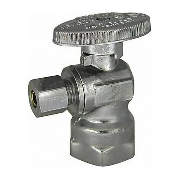 Kissler Angle Stop Valve,Brass,FIP,1/2 in. 88-9360