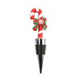 Kissshow Christmas Wine Stopper Santa Claus Snowman Bottle Stopper Christmas Decoration Reusable