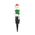 Kissshow Christmas Wine Stopper Santa Claus Snowman Bottle Stopper Christmas Decoration Reusable