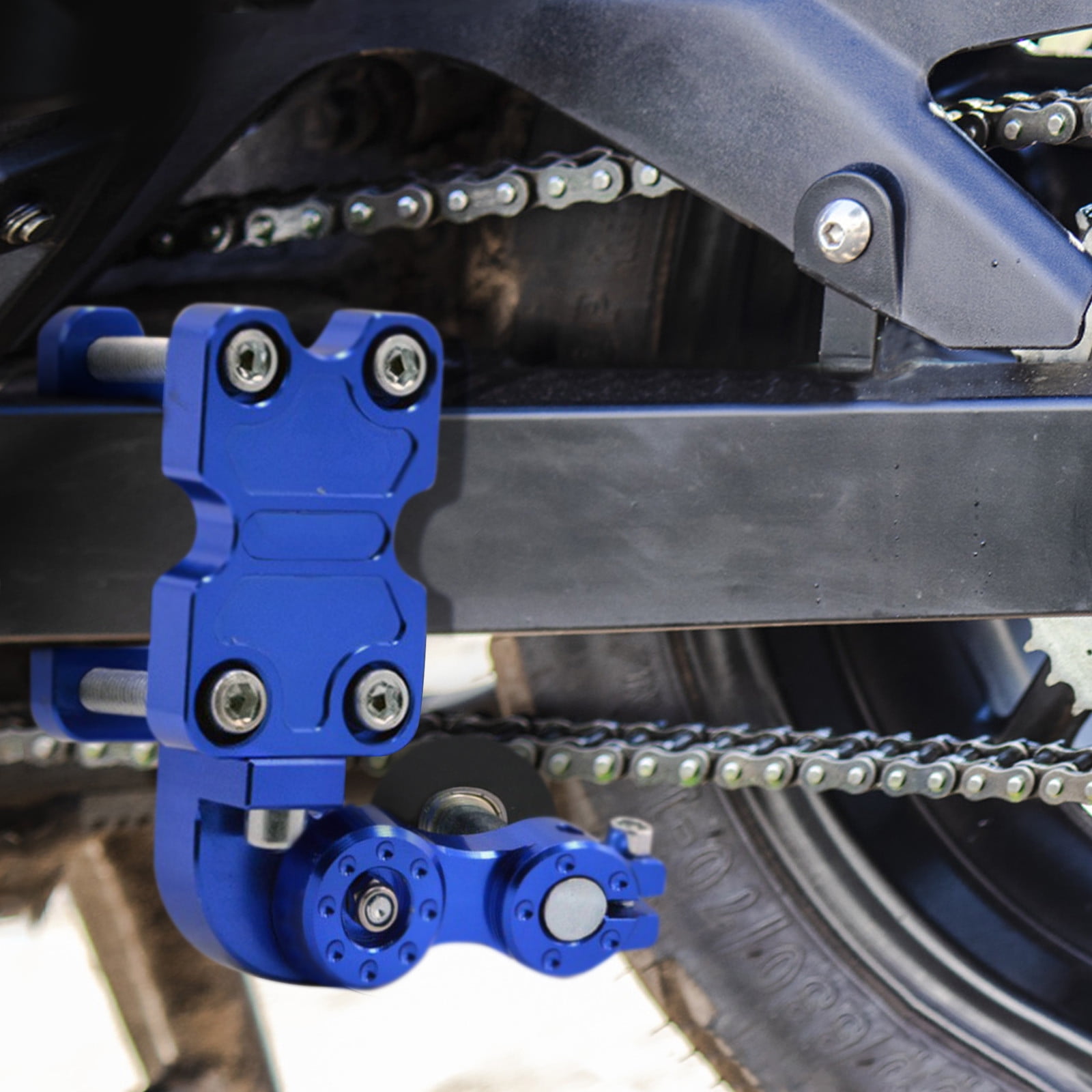 Kissshow Motorcycle Chain Tensioner, Curved Beam Car Tensioner, Chain