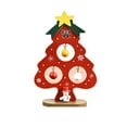 Kissshow Savings Sturdy Environmentally Friendly Wood Ornaments Xmas