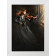 thumbnail image 1 of Kisworo, Sebastian 14x18 White Modern Wood Framed Museum Art Print Titled - The Rhythm Of Sorrow, 1 of 4
