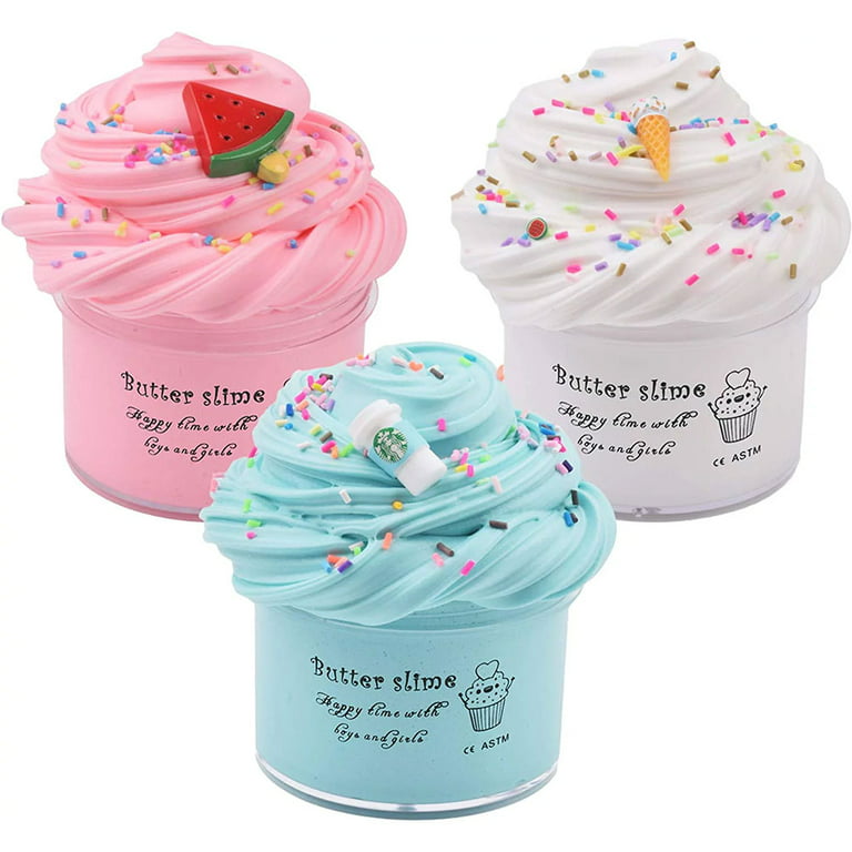 Ice Cream Slime Kit - Ice Cream Party Favors DIY Slime for Girls - Mini Ice  Cream Set