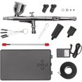 thumbnail image 1 of Kit with Air Compressor, 55PSI High  Air Brush Kit with Accessories Dual-Action Multi-Function  Set for Painting, Modeling, Nails, , Makeup, Crafts & Cake Decor, 1 of 7