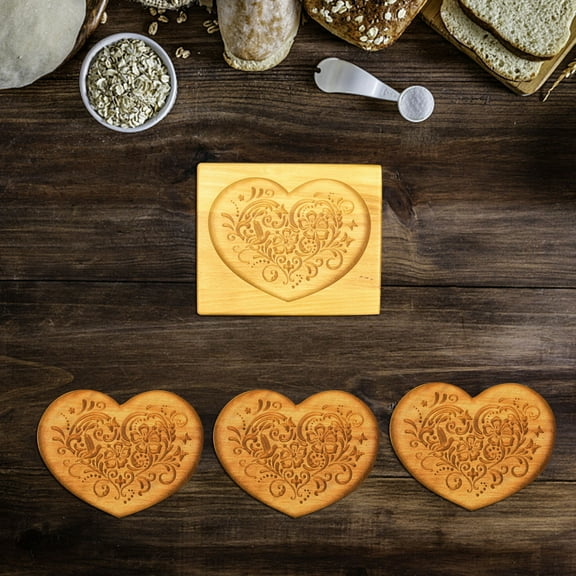 Kit Biscuit Moulds Cookie Molds Provences Rose Cookie Stamp Embossing Molds Craft Decorating Baking Tool