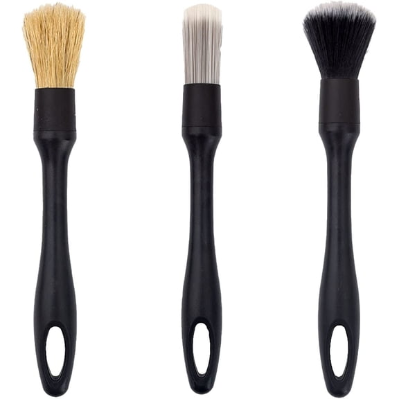 Kit Brush Wheel Clean Car 3pcs Engine Cleaning Set Accessories Detailing Wash Car Care & Cleaning Car Cleaning Gel