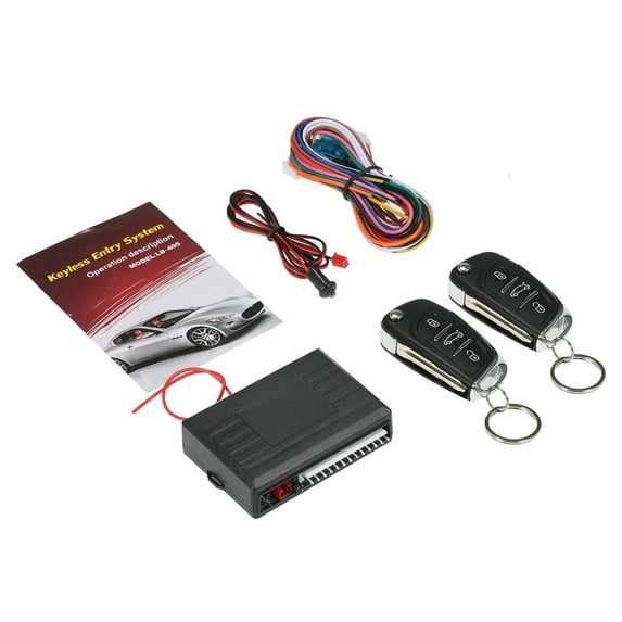 Kit Car Door Lock Keyless Entry System Remote Central Control Box Kit With Trunk Release Button Universal