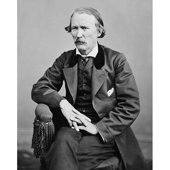 Kit Carson Famous Old West Scout Portrait Style - A - 12x18 Inch Laminated Poster - Stunning Detail and Bold Colors