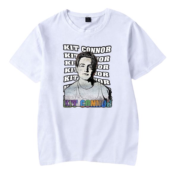 Kit Connor Men's and women's fashionable hip-hop singer casual ultra short sleeved T-shirt
