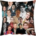 thumbnail image 1 of Kit Connor Photo Collage Square Throw Pillow Case Cushion Cover Pillowcase 18'''' x 18'''' (45cm x 45cm), 1 of 6