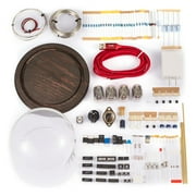 Kit DIY / Assembled Home Decor Clock W/ Round Glass Case IN-12 Nixie Tube Clock