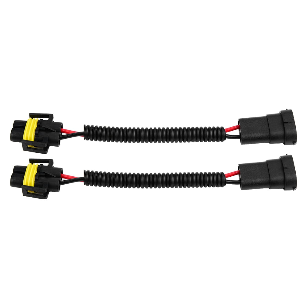 Kit Headlight Fog Light Extension Harness Socket Connector Adapter for